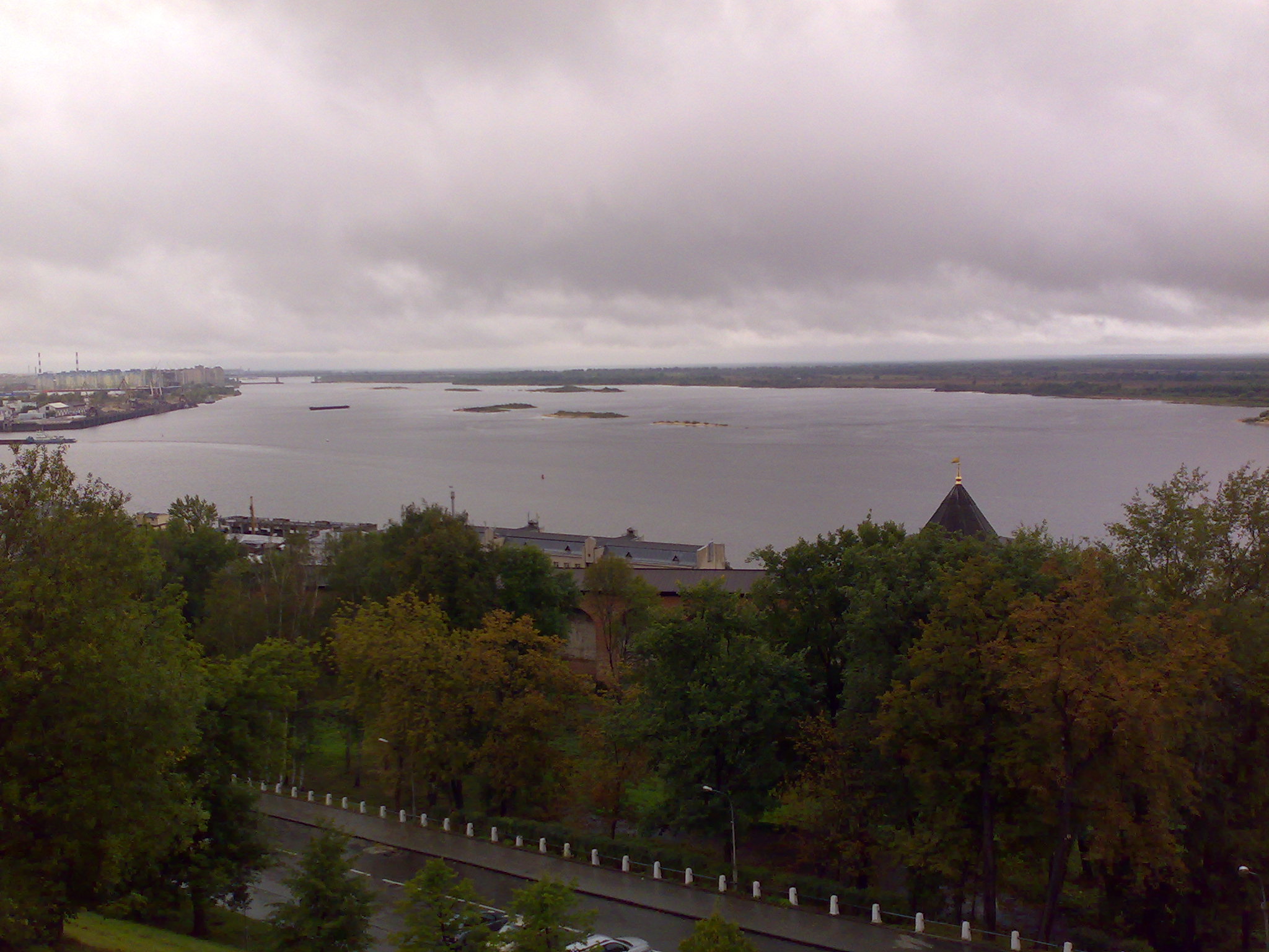 Пейзаж из Нижегородского Кремля